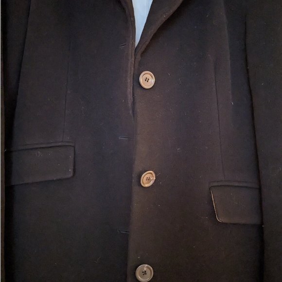 J. Crew wool coat - size 4 - black overcoat - Picture 6 of 7